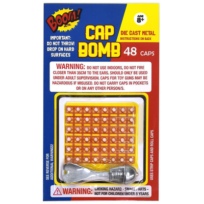 2 x Diecast Cap Bomb with 48 Shots pack, traditional toys - Image 2