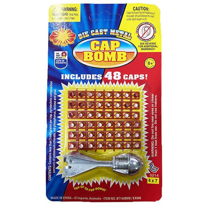 2 x Diecast Cap Bomb with 48 Shots pack, traditional toys - Image 3