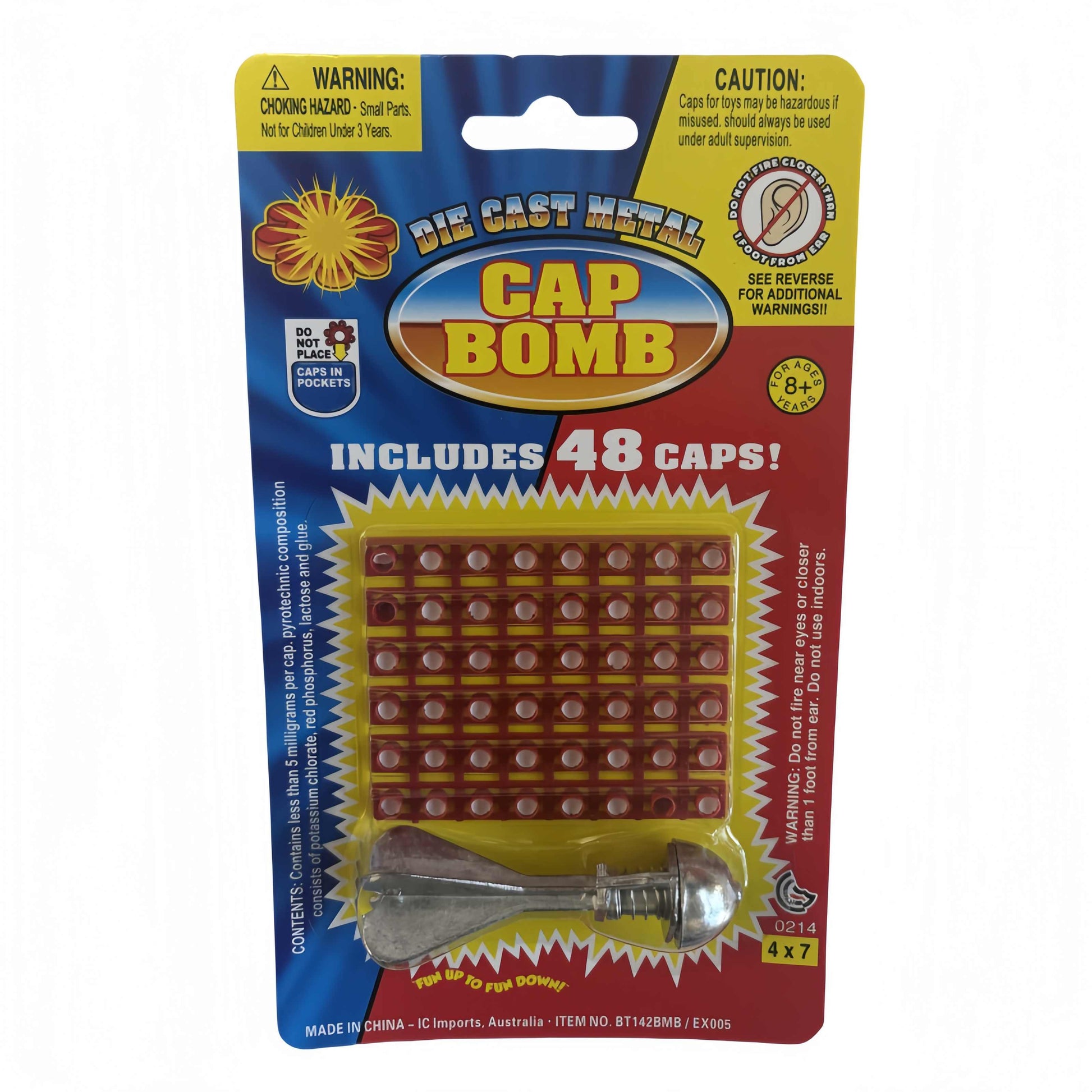 2 x Diecast Cap Bomb with 48 Shots pack, traditional toys - Image 4