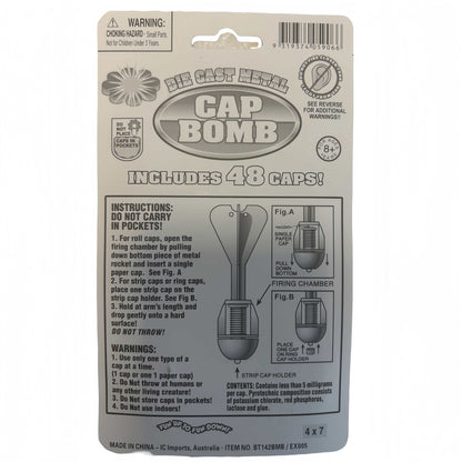 2 x Diecast Cap Bomb with 48 Shots pack, traditional toys - Image 5