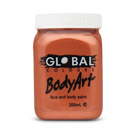 Global Colours BodyArt  Face and body paint in Jar 200ml Performance quality - Deep Green - Image 7