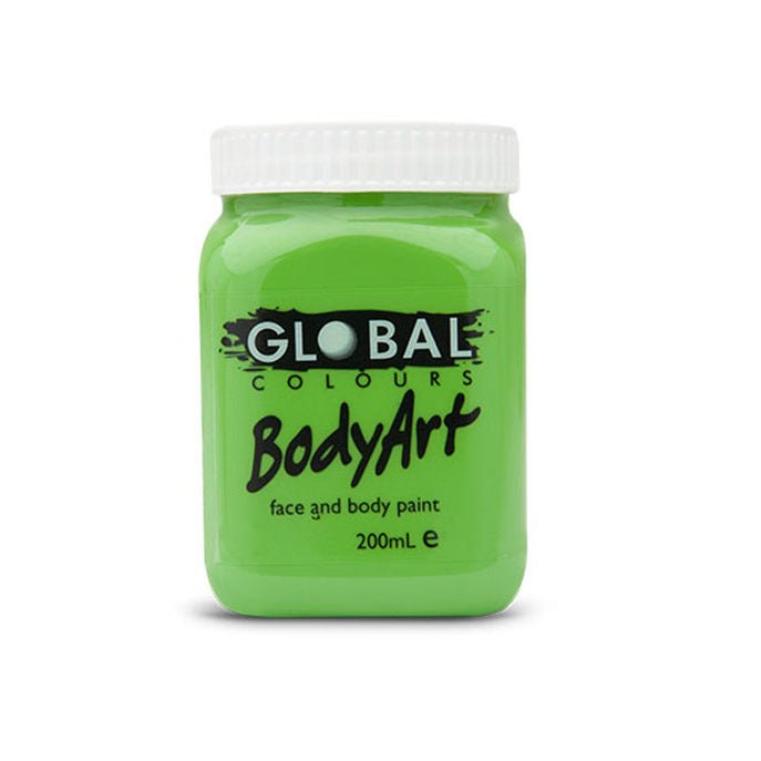 Global Colours BodyArt  Face and body paint in Jar 200ml Performance quality - Deep Green - Image 9