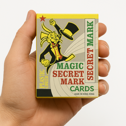 Magic Secret Marked Playing Cards – Plastic Coated, Easy‑Read Marking System, Poker Size, Made in Hong Kong – Ideal for Magic Tricks & Card Illusions - Image 4