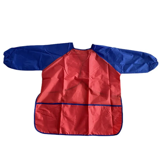 Long Sleeve Kids Apron, for Drawing Painting Waterproof Smock Craft Art 6~10Yrs