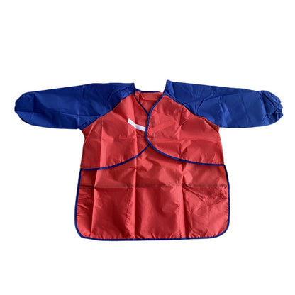 Long Sleeve Kids Apron, for Drawing Painting Waterproof Smock Craft Art 6~10Yrs - Image 2