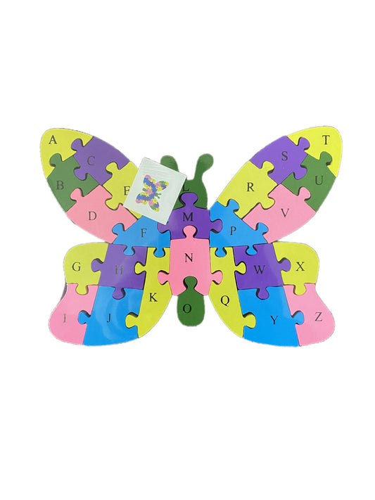 WOODEN ANIMAL PUZZLES ALPHABET AND NUMBER ASSORTED - Owl - Image 6