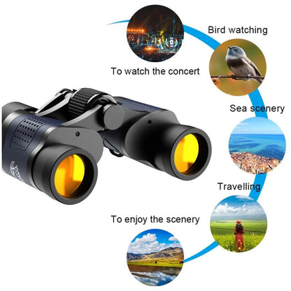 Binoculars HD2000T High Clarity 60X60 BAK4 Optics For Outdoor Hunting - Image 5