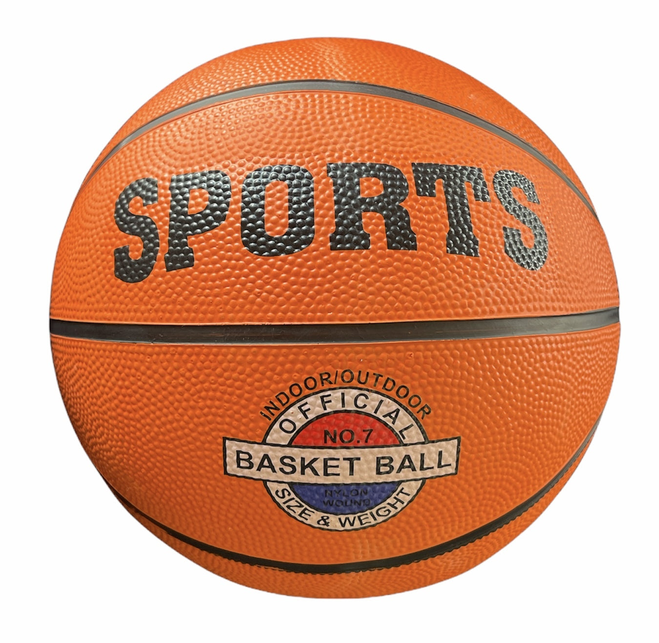Standard Size 7 Rubber Basketball Training basketball - Image 3