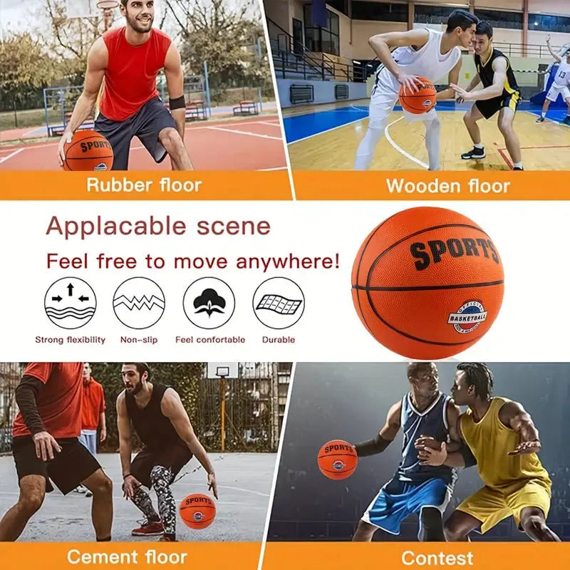 Standard Size 7 Rubber Basketball Training basketball - Image 5