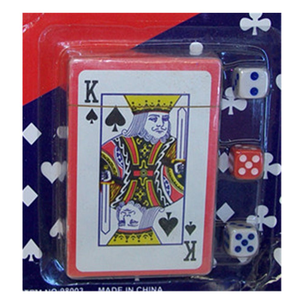 Playing card with 6 Colourful Dices - Image 2