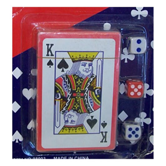 Playing card with 6 Colourful Dices - Image 2