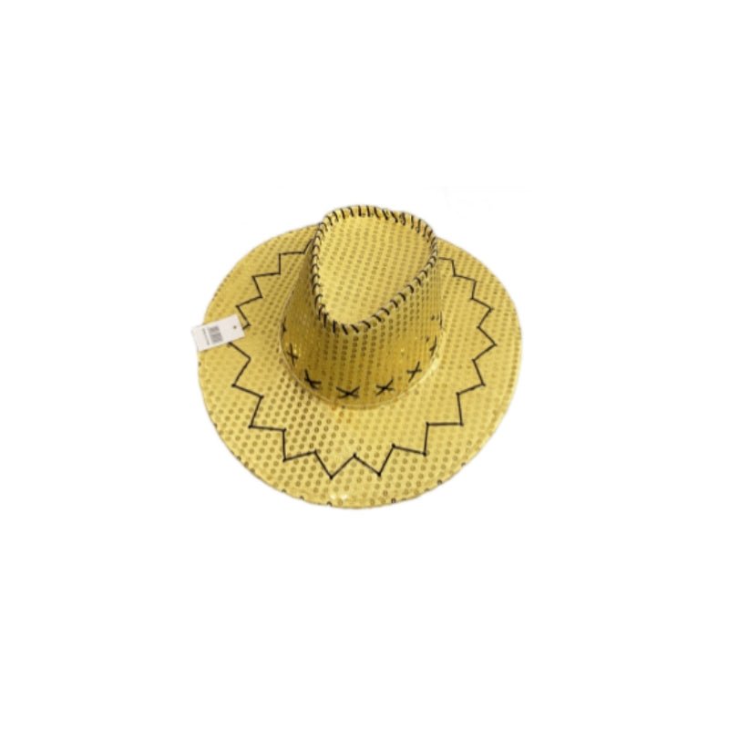 Sequin Cowboy Hat party hat - Pink - Image 2