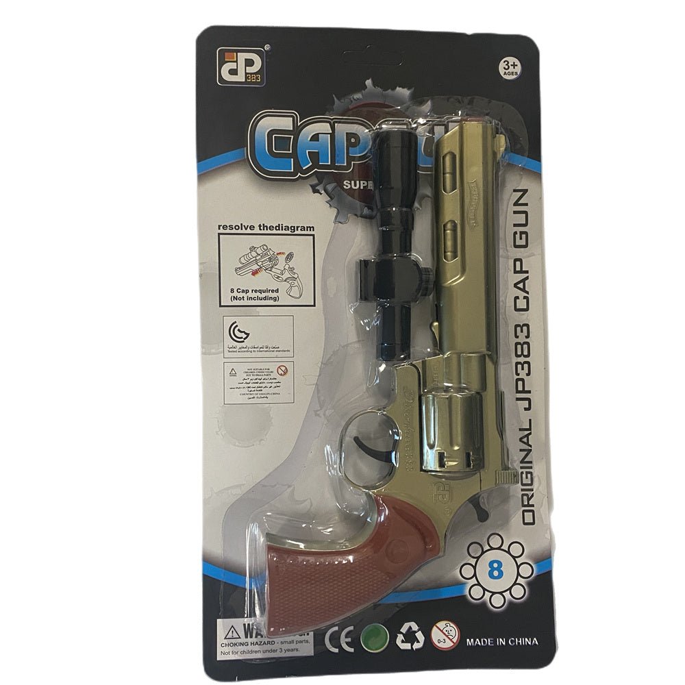 8 shots toy cap gun with 144 free caps - Silver - Image 6
