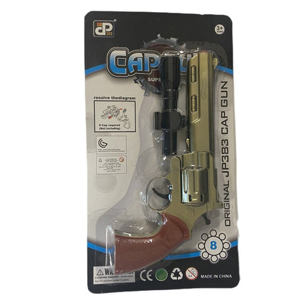 8 shots toy cap gun with 144 free caps - Black - Image 6