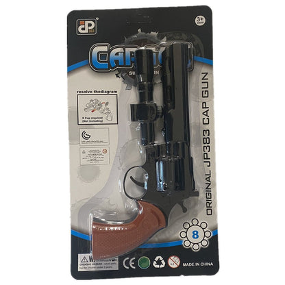 8 shots toy cap gun with 144 free caps - Black - Image 7
