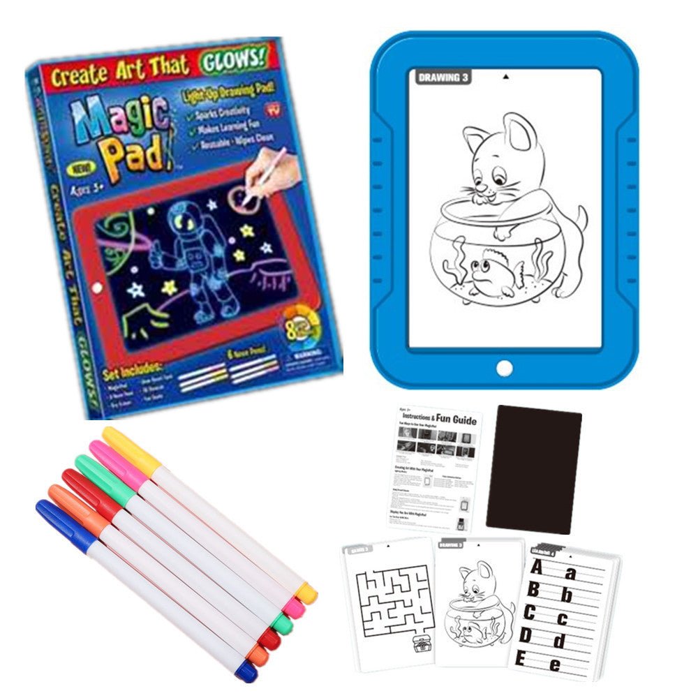 Magic Drawing Pad Electronics LED Writing Board Creative Art For Children - Image 4