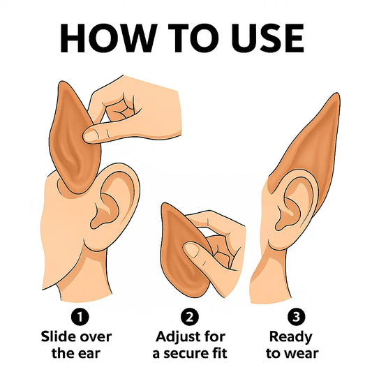 Pointy Elf Ears – Soft Latex Cosplay Costume Accessory for Adults & Kids - Image 2