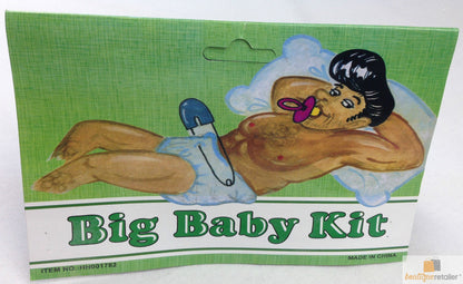 Fancy Dress Big Giant Diaper Dummy Nappy Jumbo Pin ADULT BABY COSTUME - Image 5