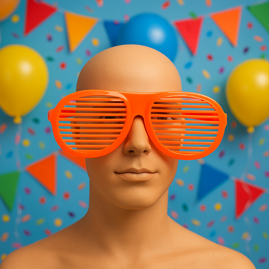 2X Giant Oversized Shutter Shades – Assorted Colours, Fun Party Glasses, Novelty Costume Accessory - Image 3