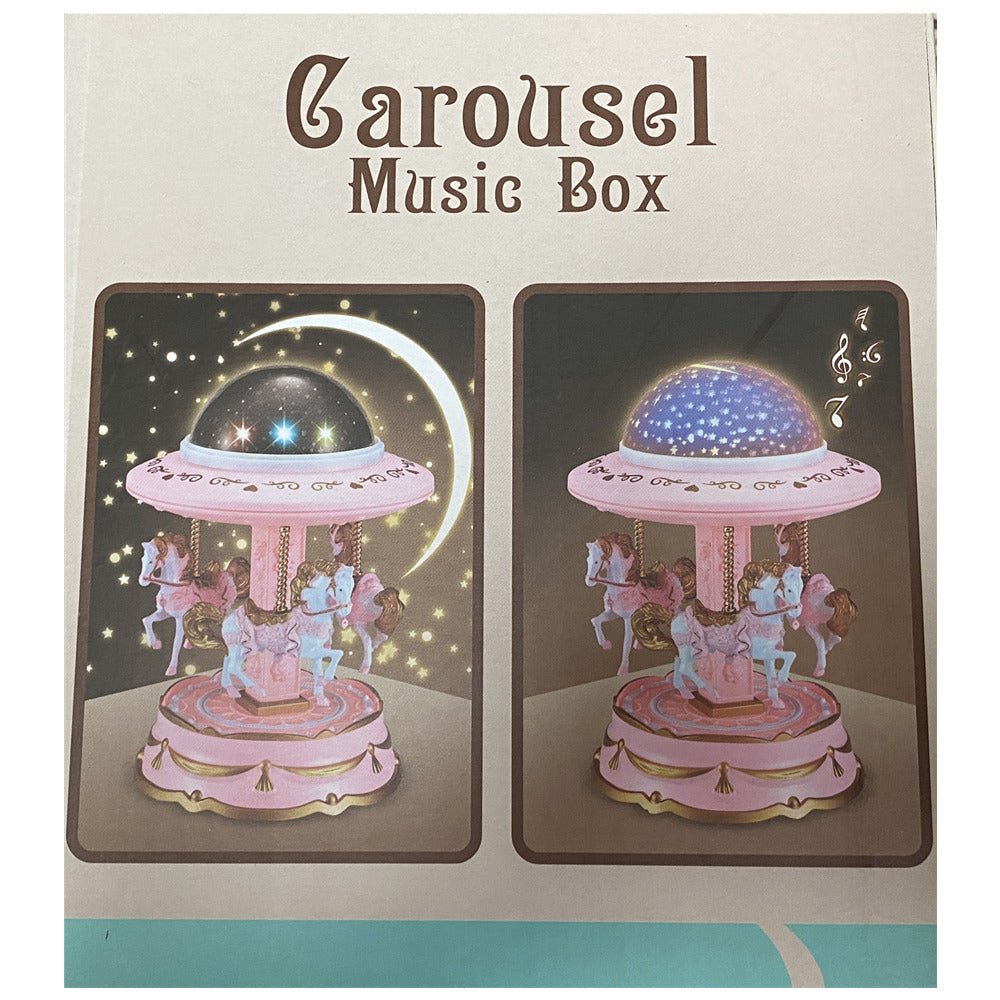 Pink Music Box Musical Carousel Horse LED Carousel Toy Child Birthday Xmas Gift - Image 5