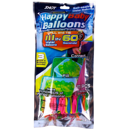 6 x Bunches Of water Balloons total 111 pack Rapid-Filling Self-Sealing Water Balloons - Image 3
