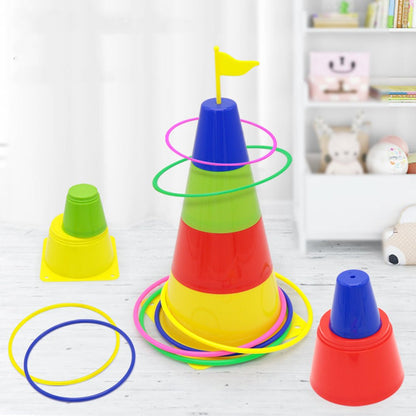 Kids Outdoor Sport Toys Funny Ring Toss Game Home Educational Toys - Image 3