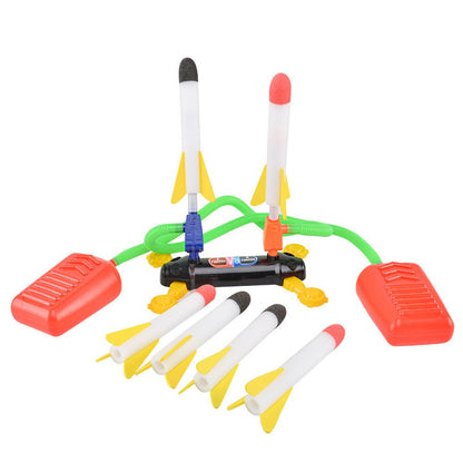 Air Power Foam Duel Rocket Shoot Up Stomp Launcher Kids Outdoor Activities Toys - Image 5