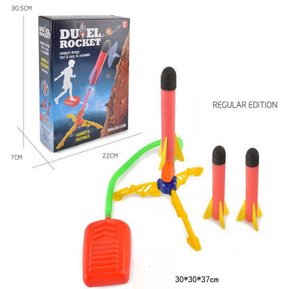 Air Power Foam Rocket Shoot Up Stomp Launcher Kids Outdoor Activities Toys - Image 3