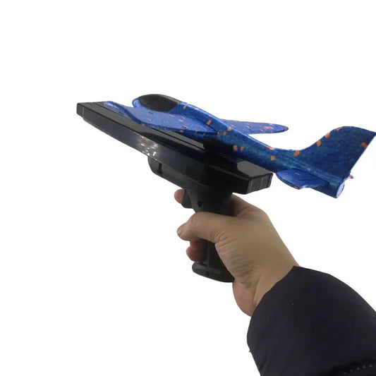 2x Ejection Foam Plane Toy Outdoor Sport with Light Safe for Children Birthday Gift - Image 3
