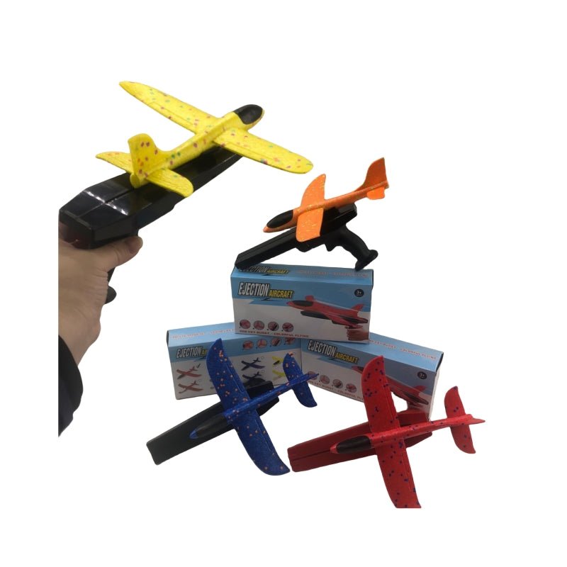2x Ejection Foam Plane Toy Outdoor Sport with Light Safe for Children Birthday Gift - Image 4