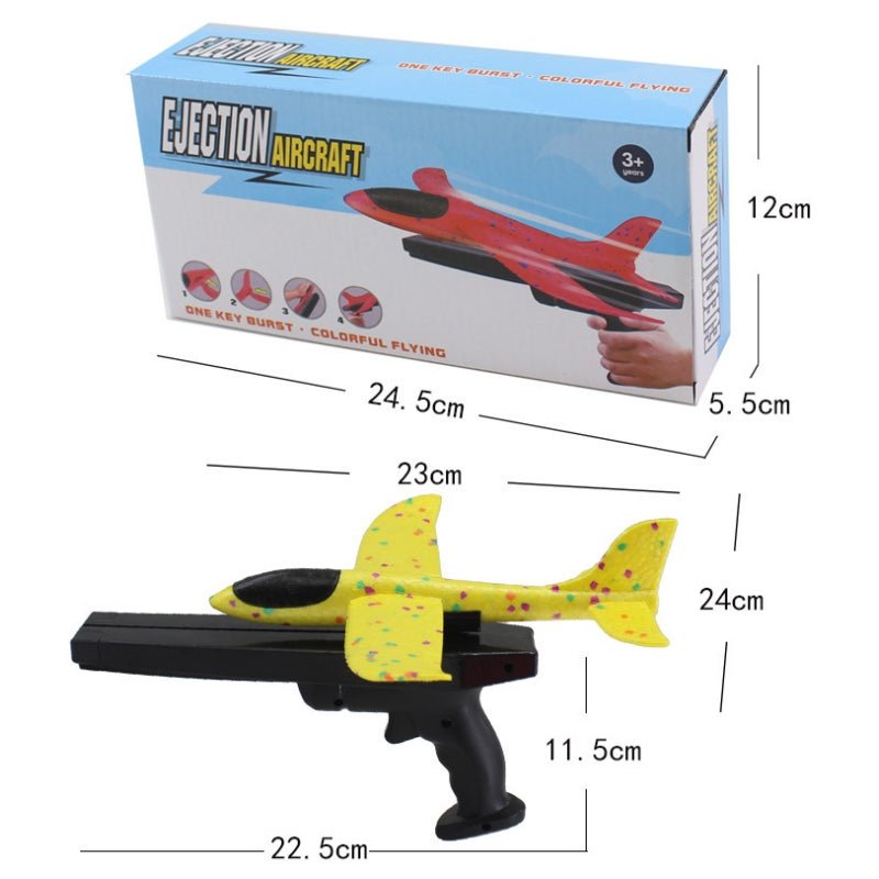 2x Ejection Foam Plane Toy Outdoor Sport with Light Safe for Children Birthday Gift - Image 5