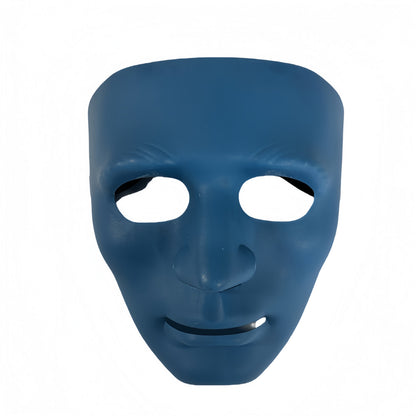 2x Robot Plain Mask Purge Style Halloween Scary Ghost Blank Mask Unisex - 2x Blue - Image 6
