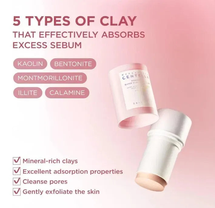 2 x SKIN1004 Madagascar Centella Poremizing Quick Clay Stick Mask 27g - Image 4