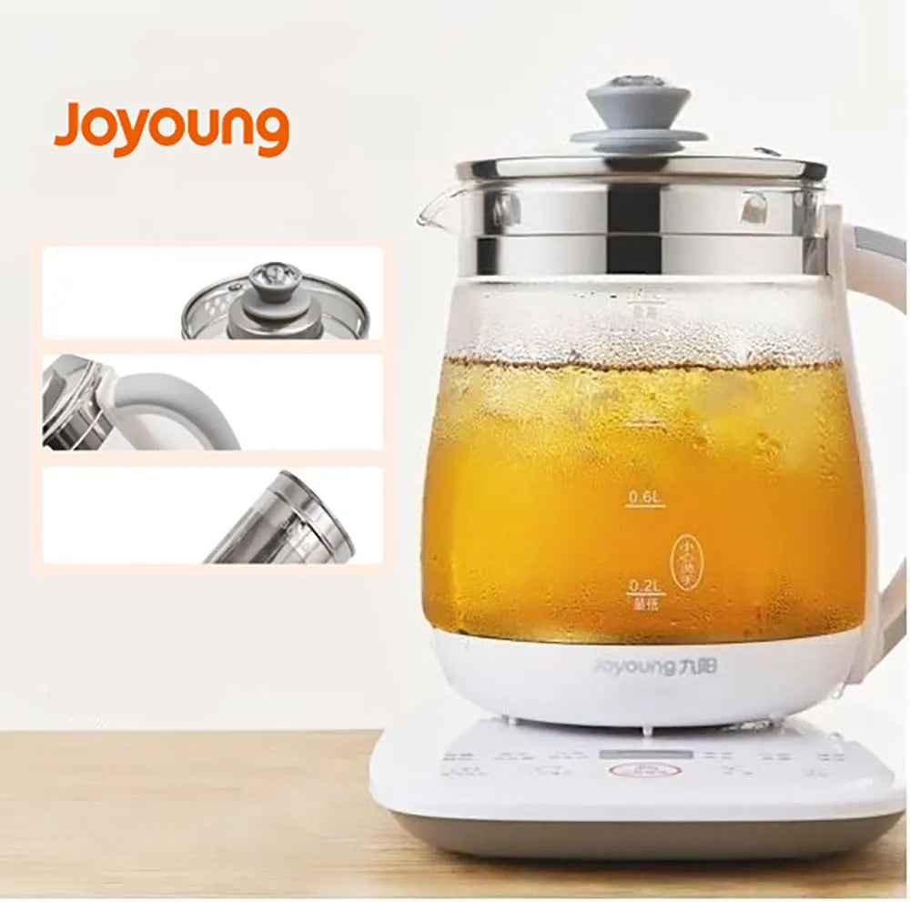 Hoper Layer Eletric Glass Kettle Water Boiler Multiple Cooking Boiling Bottle 1.5L FA-K1501 AU Model - Image 6