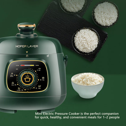 Hoper Layer Mini Electric Pressure Cooker – HL-MP160 3-Cup Small Rice Cooker - Image 6