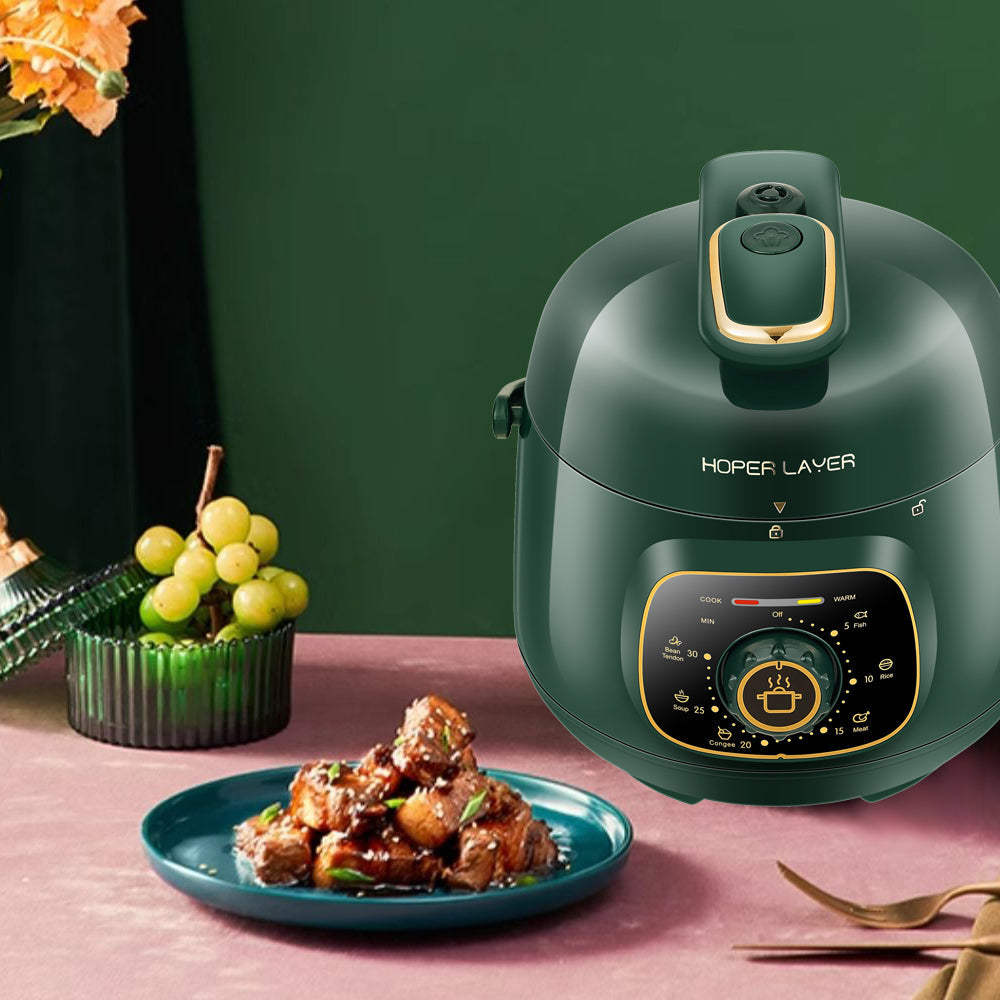 Hoper Layer Mini Electric Pressure Cooker – HL-MP160 3-Cup Small Rice Cooker - Image 8