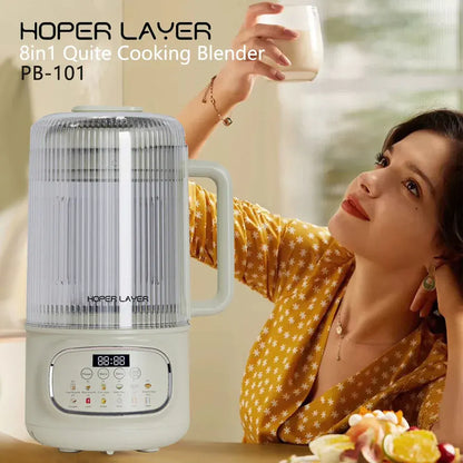 Hoper Layer 8in1 Quite Cooking Blender with Silent Shield 24H Preset Self-Cleaning AU Model - Image 2