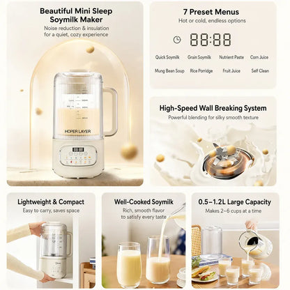Hoper Layer 8in1 Quite Cooking Blender with Silent Shield 24H Preset Self-Cleaning AU Model - Image 4