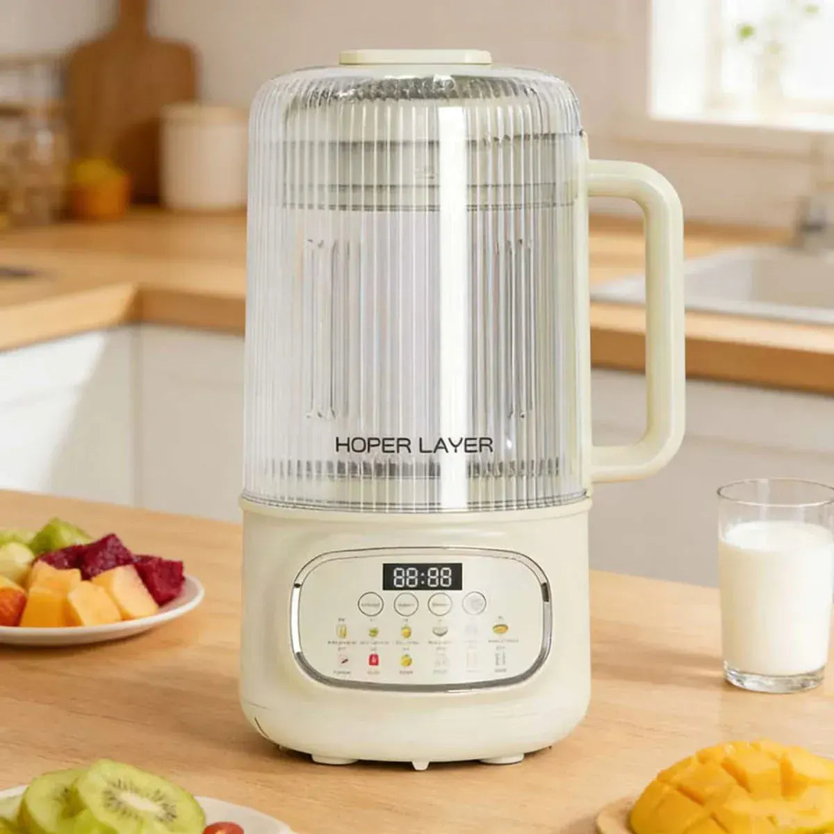 Hoper Layer 8in1 Quite Cooking Blender with Silent Shield 24H Preset Self-Cleaning AU Model - Image 5