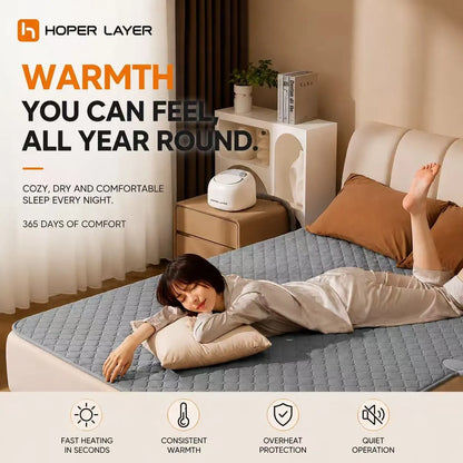 HOPER LAYER WHB15 Water Heated Blanket Water Heating Mattress Pad - Image 2