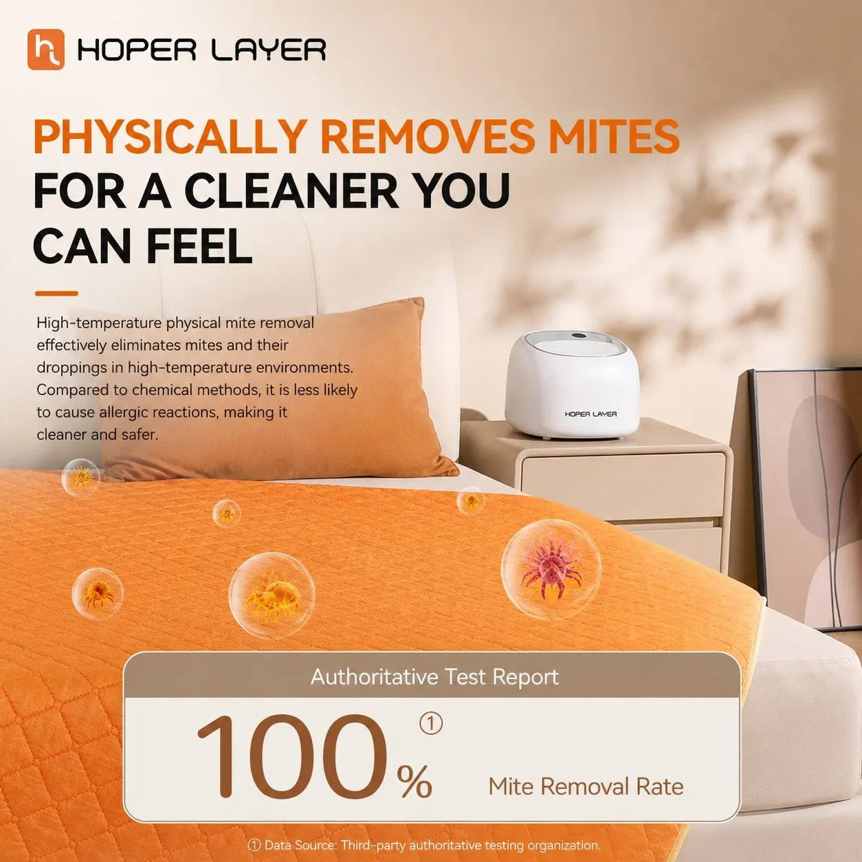 HOPER LAYER WHB15 Water Heated Blanket Water Heating Mattress Pad - Image 3