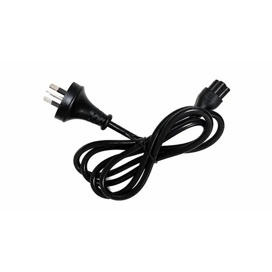 AU 3 Pin Type I Plug to IEC 60320 C5 Oval Power Cord 1.4m