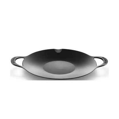 BUYDEEM Grill Pan Nonstick 36cm Round BBQ Griddle Indoor or Outdoor Cooking
