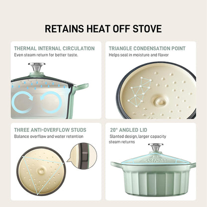 BUYDEEM CP521 Enameled Cast-Iron Dutch Oven - Image 3