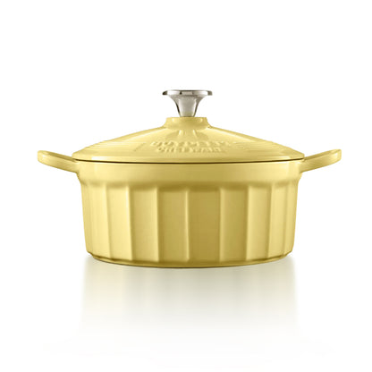 BUYDEEM CP521 Enameled Cast-Iron Dutch Oven