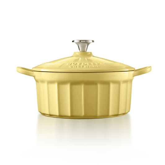 BUYDEEM CP521 Enameled Cast-Iron Dutch Oven