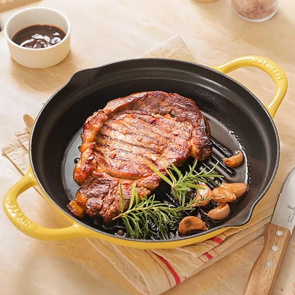 BUYDEEM CP553 Enameled Cast Iron Grill Pan - Image 2
