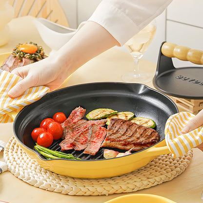 BUYDEEM CP553 Enameled Cast Iron Grill Pan - Image 3