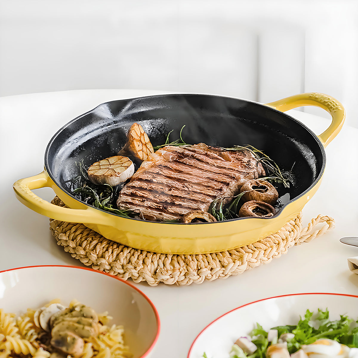 BUYDEEM CP553 Enameled Cast Iron Grill Pan - Image 4