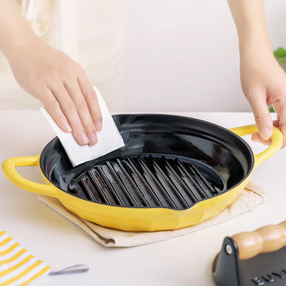 BUYDEEM CP553 Enameled Cast Iron Grill Pan - Image 5